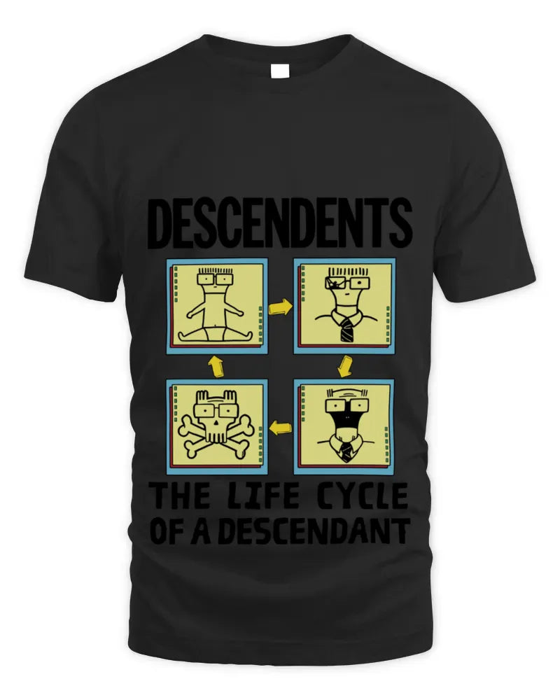 Circle Jerks X Descendents Band The Evolution Of A Descendant Shirt Clothing