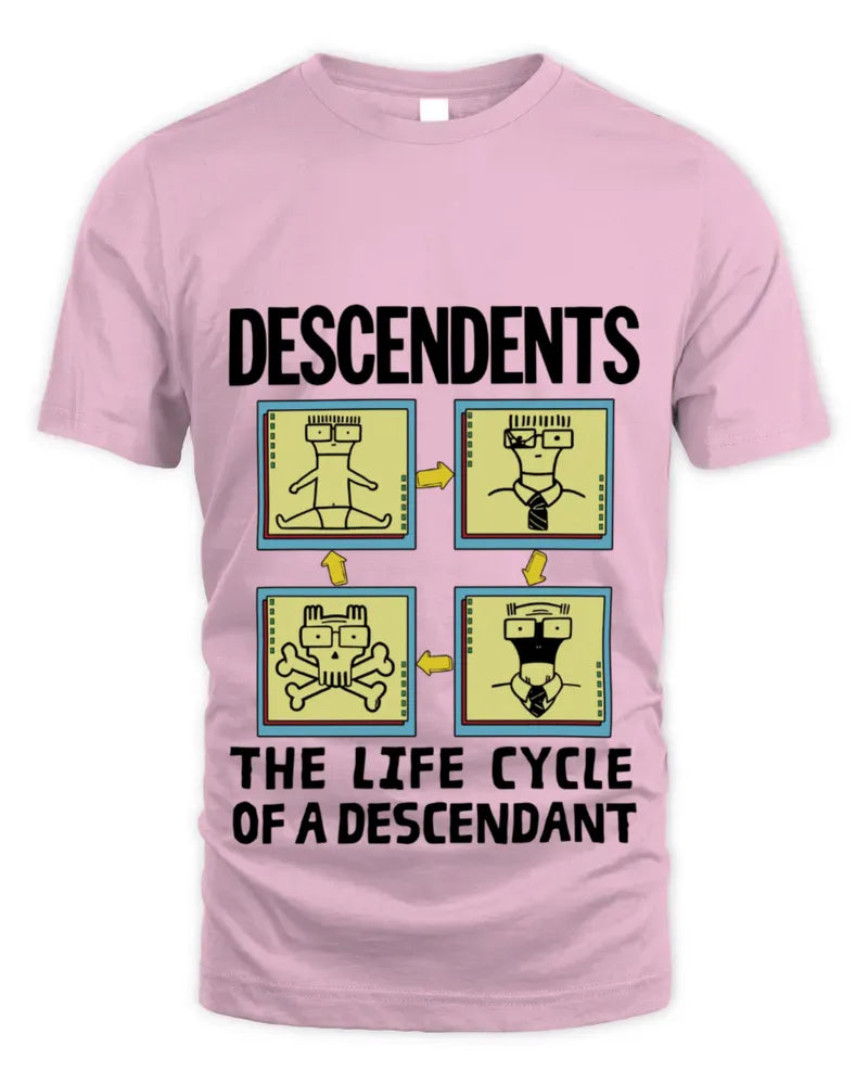 Circle Jerks X Descendents Band The Evolution Of A Descendant Shirt Clothing