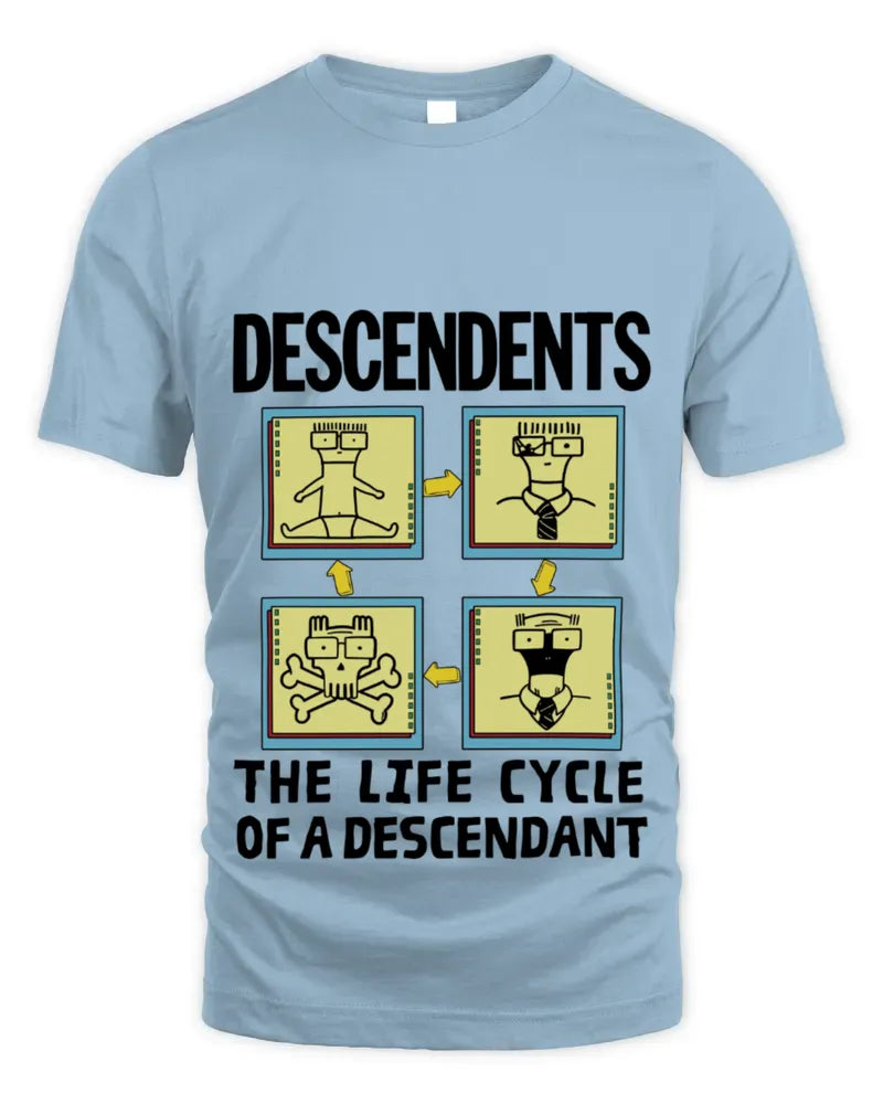 Circle Jerks X Descendents Band The Evolution Of A Descendant Shirt Clothing