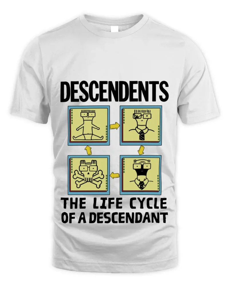 Circle Jerks X Descendents Band The Evolution Of A Descendant Shirt Clothing