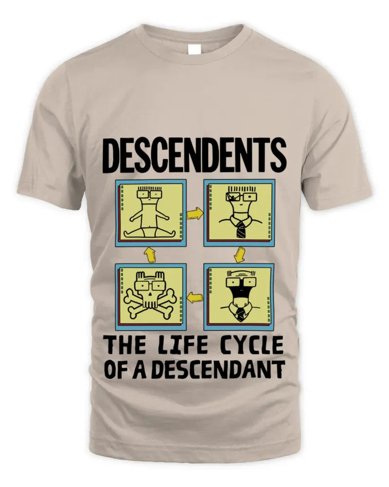 Circle Jerks X Descendents Band The Evolution Of A Descendant Shirt Clothing