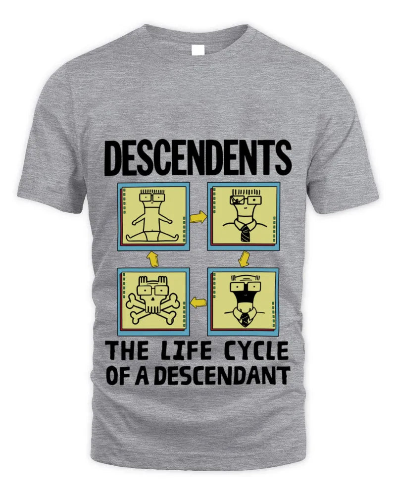 Circle Jerks X Descendents Band The Evolution Of A Descendant Shirt Clothing