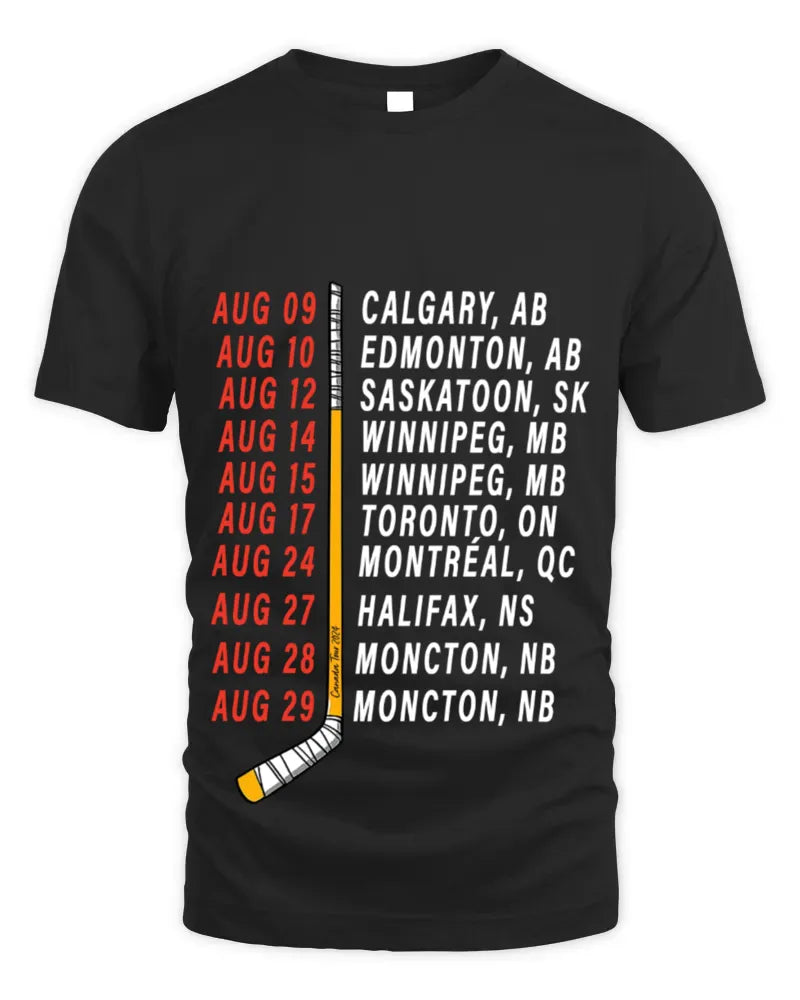 Circle Jerks x NOFX Canada Tour 2024 Tee Black