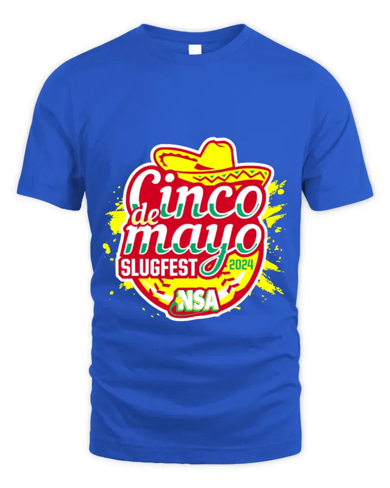 2024 Nsa Cinco De Mayo Slugfest Fastpitch Tournament T-Shirt Green