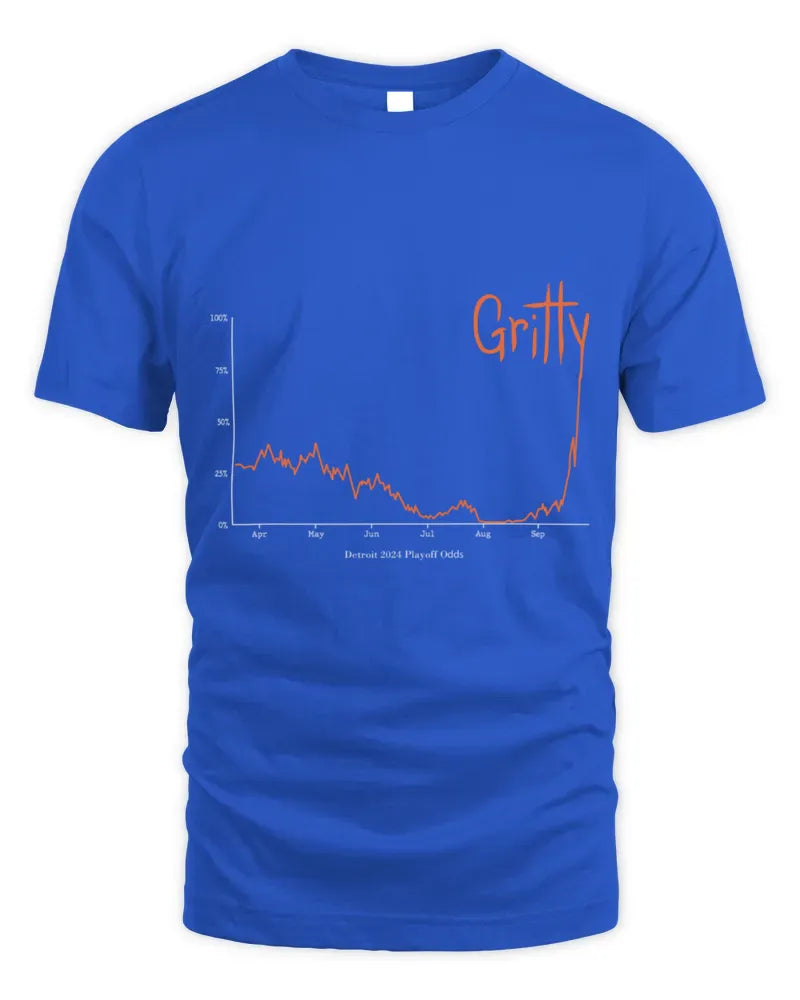 Detroit Tigers 2024 Playoff Odds Gritty T-Shirt