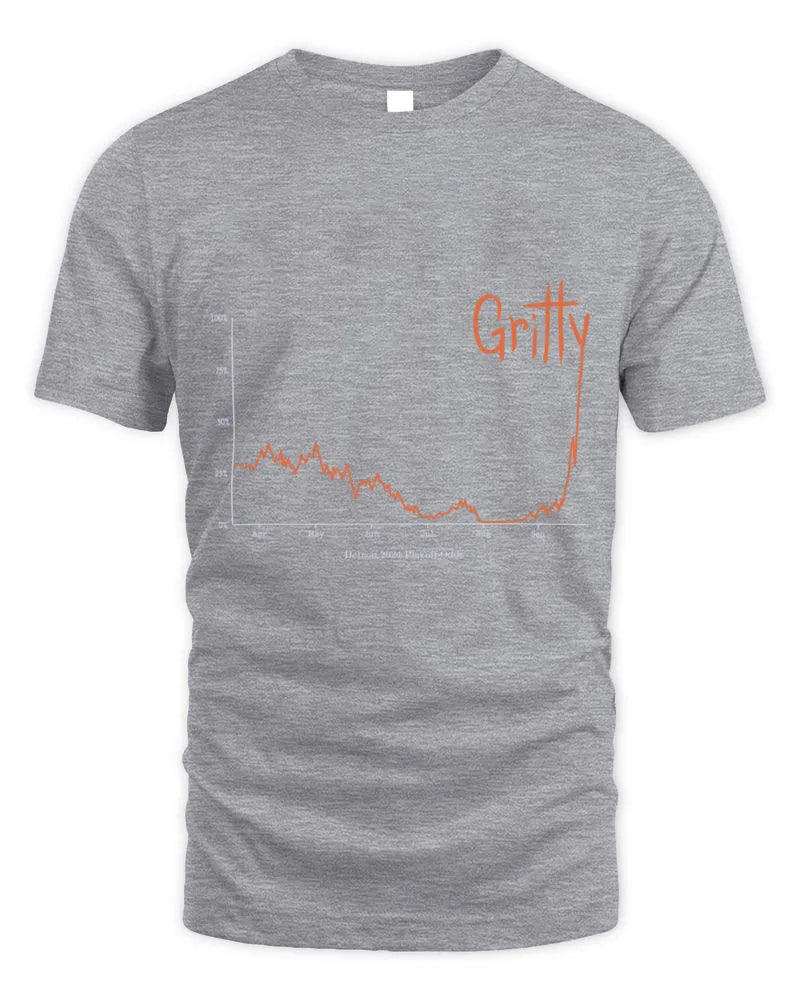 Detroit Tigers 2024 Playoff Odds Gritty T-Shirt