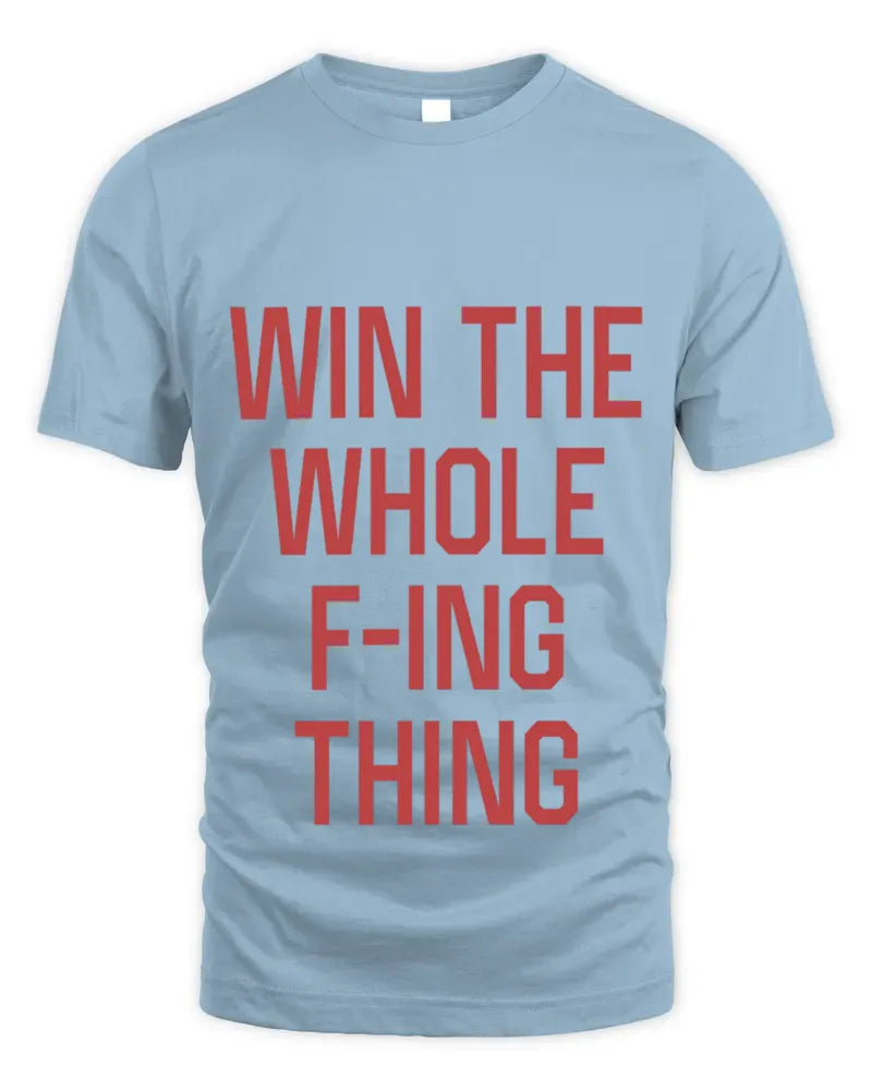 Retro Cleveland Baseball Win The Whole F-Ing Thing Tee