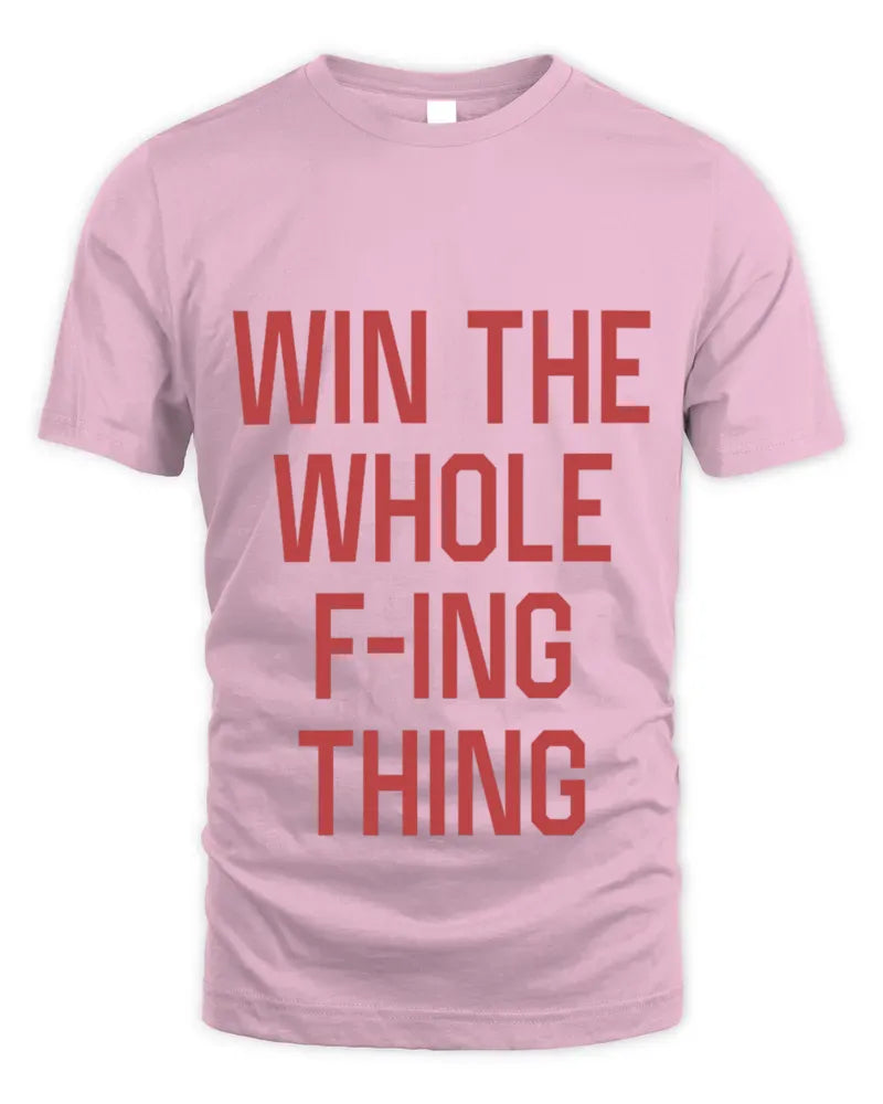 Retro Cleveland Baseball Win The Whole F-Ing Thing Tee