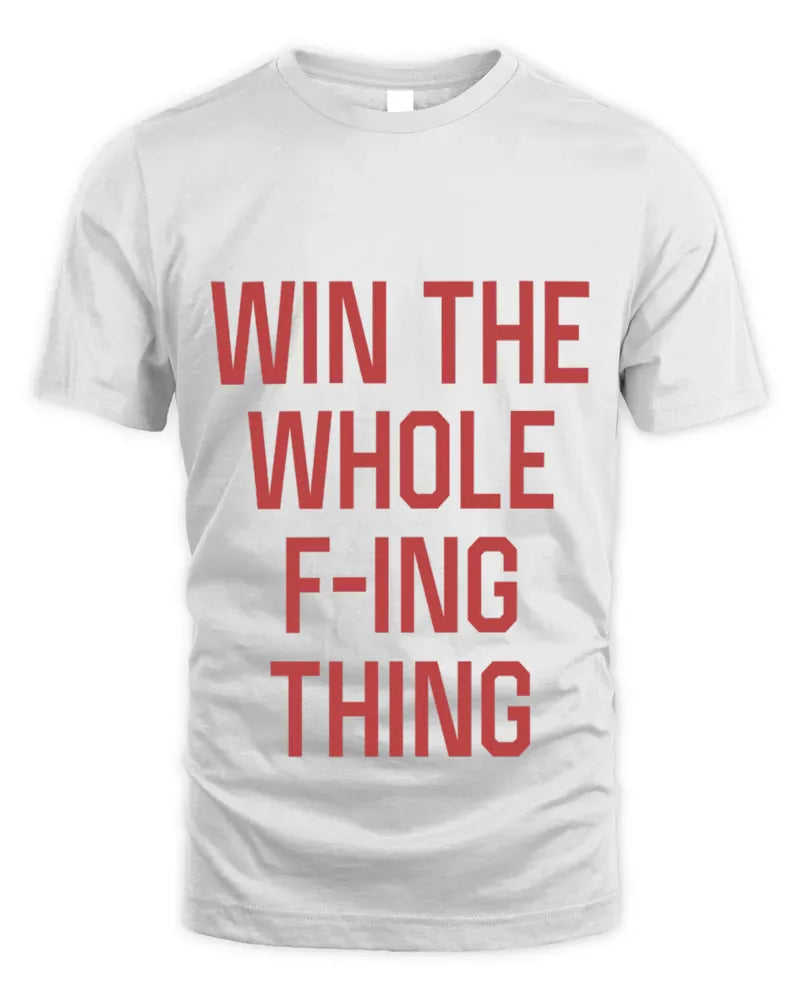 Retro Cleveland Baseball Win The Whole F-Ing Thing Tee