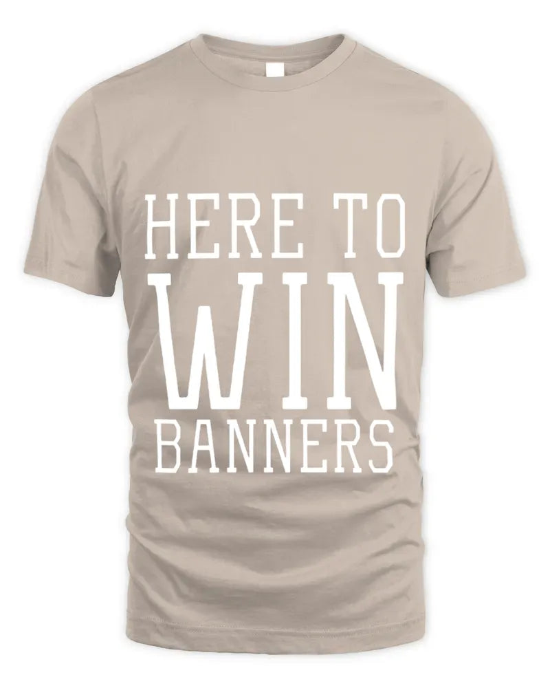 The Here to Win Banners Kentucky Basketball Shirt Royal