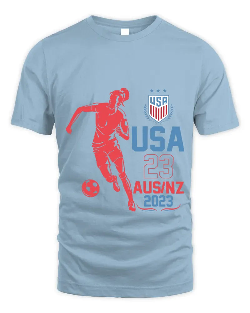 FIFAWWC American Women World Cup Soccer 2023 AUS-NZ Logo Shirt