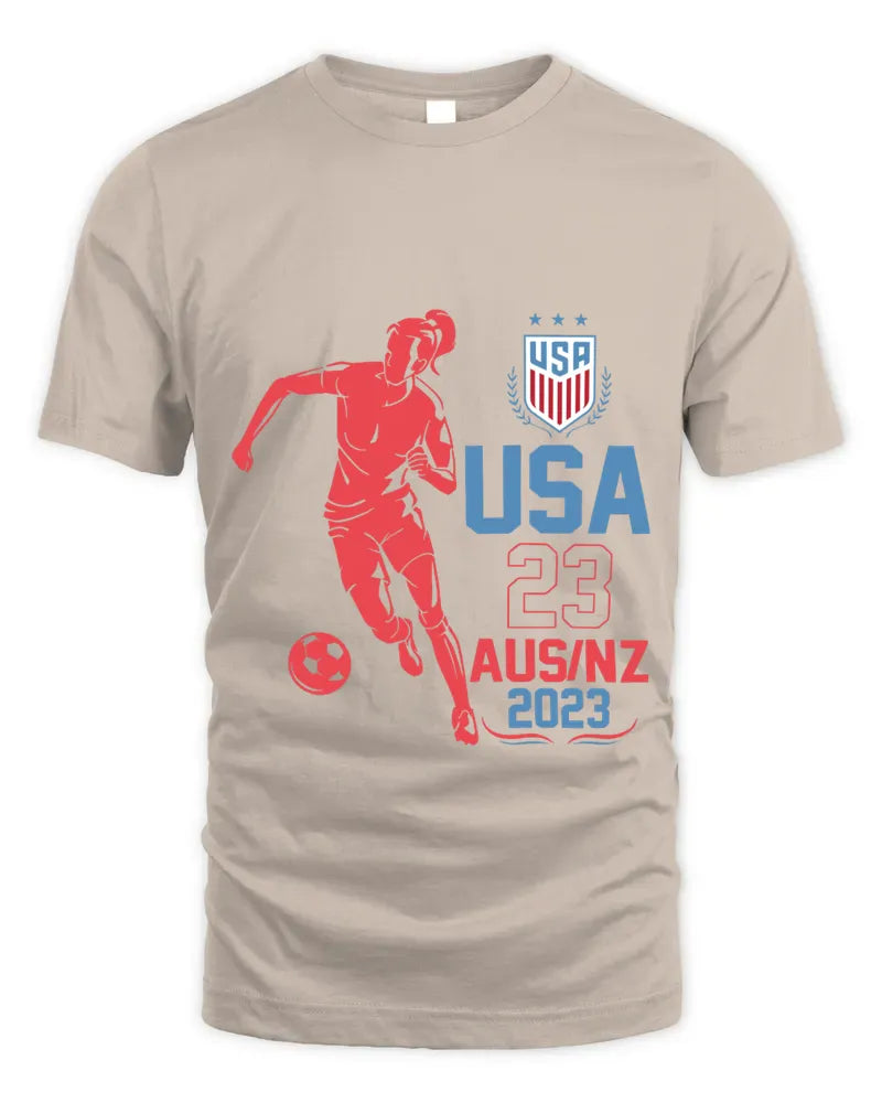 FIFAWWC American Women World Cup Soccer 2023 AUS-NZ Logo Shirt
