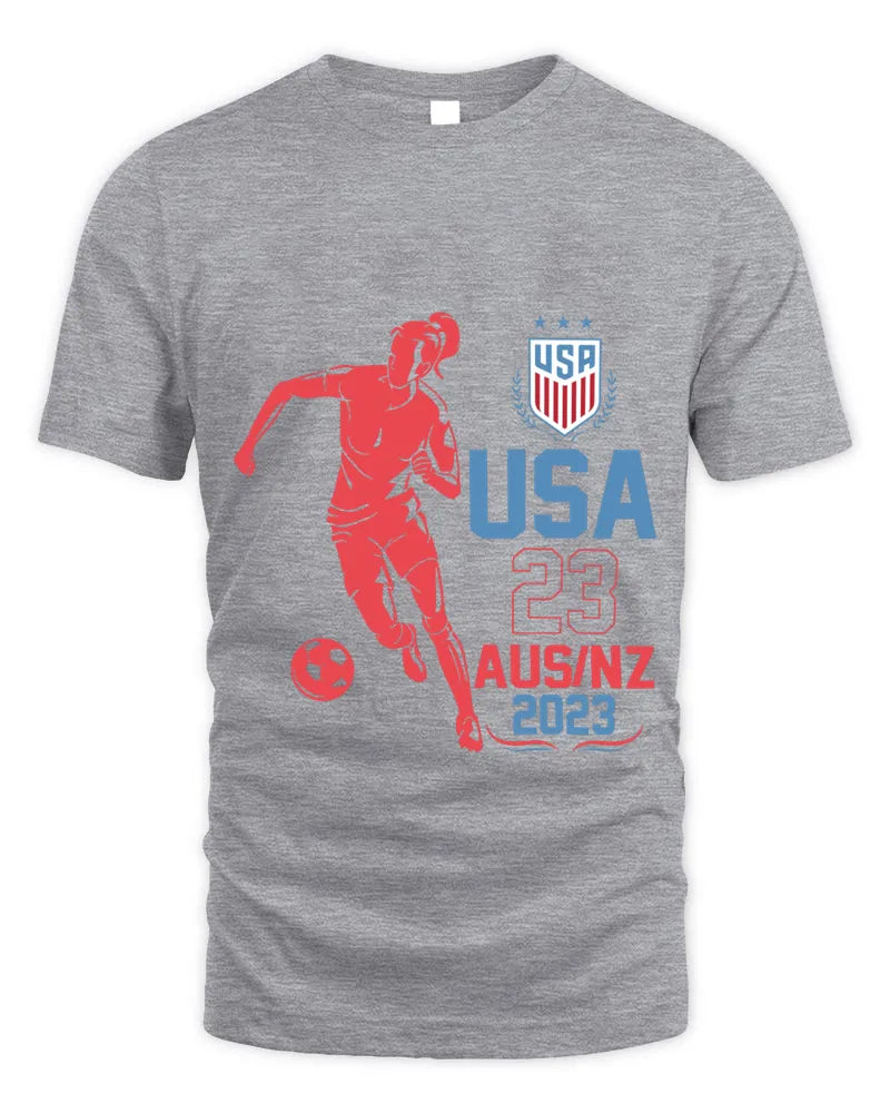 FIFAWWC American Women World Cup Soccer 2023 AUS-NZ Logo Shirt