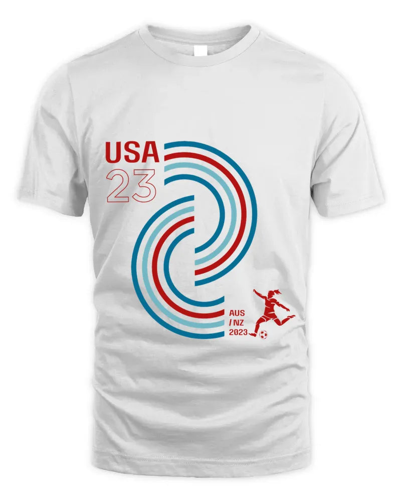 Usa 23 Aus-Nz 2023 Soccer Shirt White