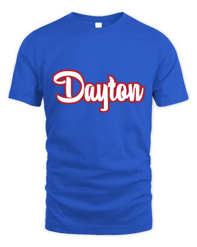 Dayton Flyers Basketball Chapel Blue Jersey Tee Blue
