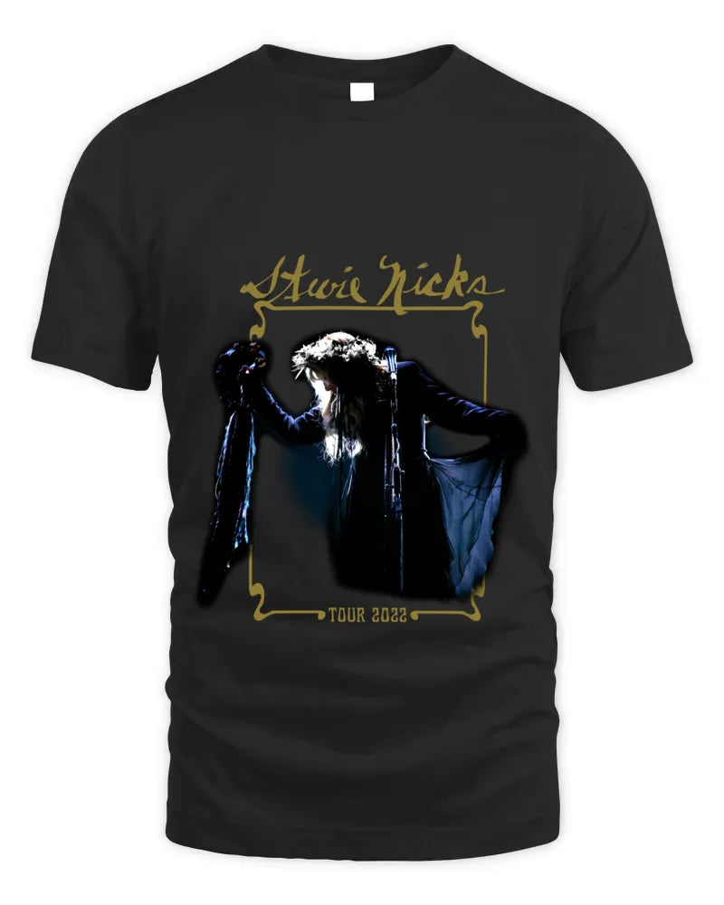 Stevie Nicks Merch Stevie Nicks Tour Tambourine Tee Navy