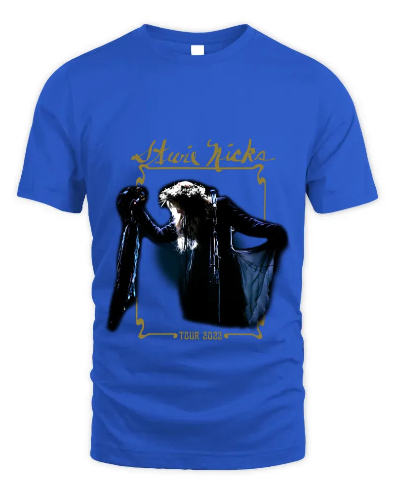 Stevie Nicks Merch Stevie Nicks Tour Tambourine Tee Navy
