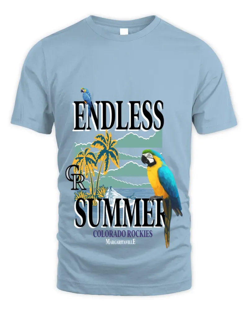 Colorado Rockies Margaritaville Endless Summer Parrot Graphic Tee