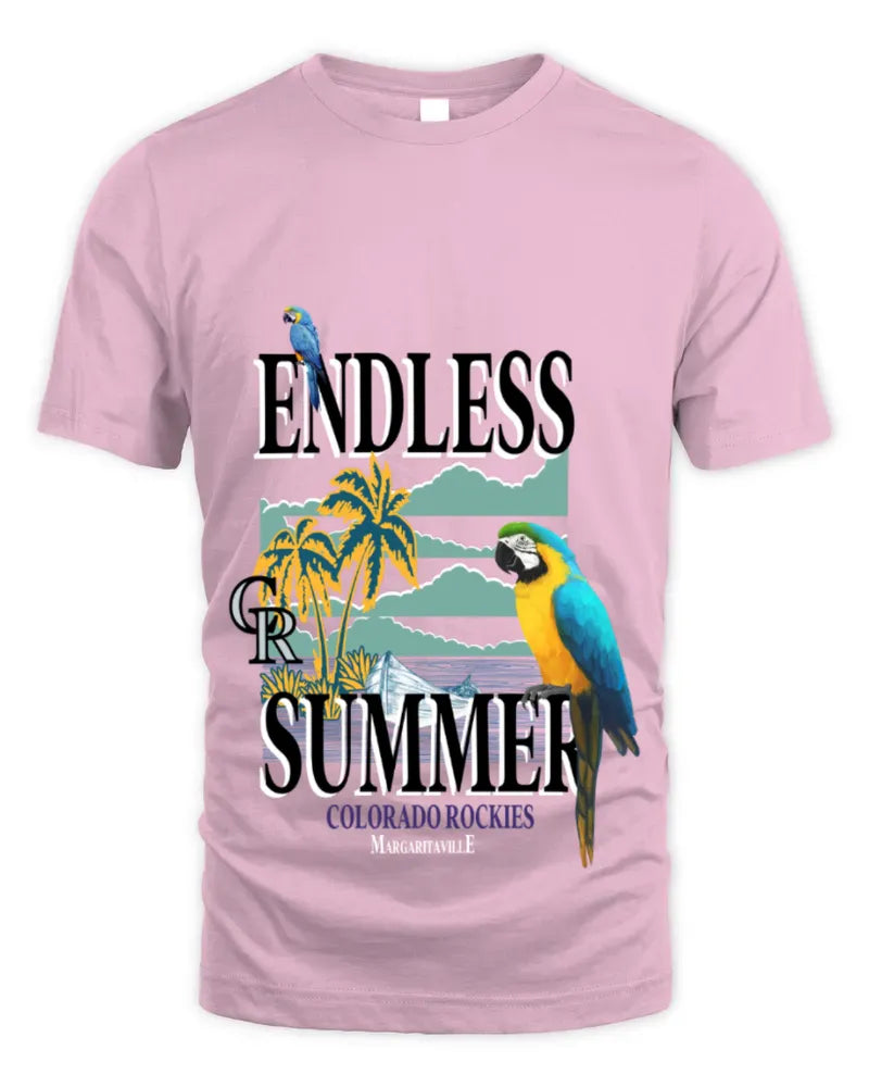 Colorado Rockies Margaritaville Endless Summer Parrot Graphic Tee