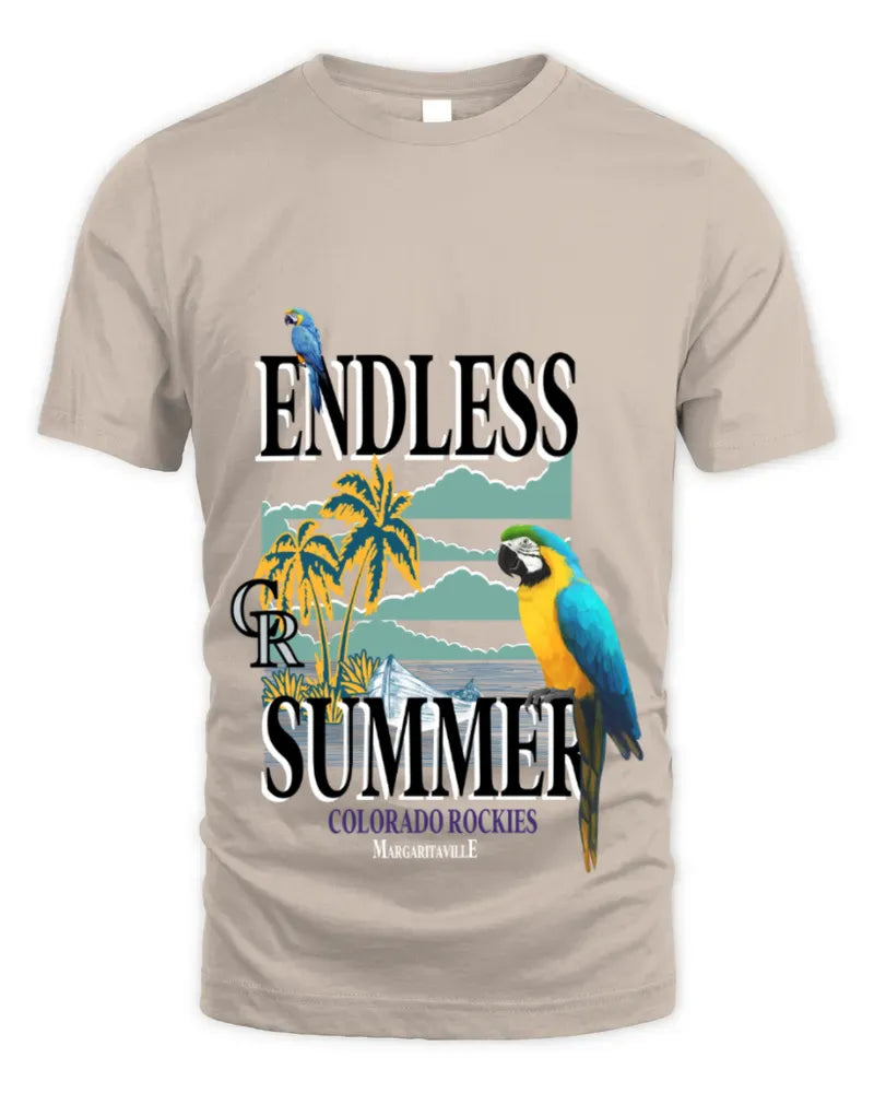 Colorado Rockies Margaritaville Endless Summer Parrot Graphic Tee