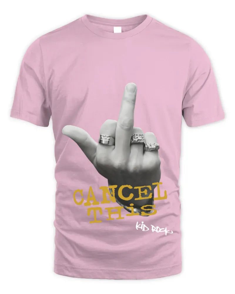 Clothing Cancel This Finger Kid Rock Shirt Black
