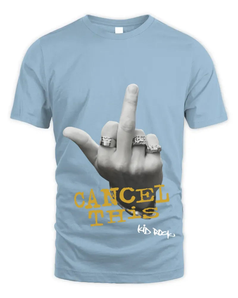 Clothing Cancel This Finger Kid Rock Shirt Black