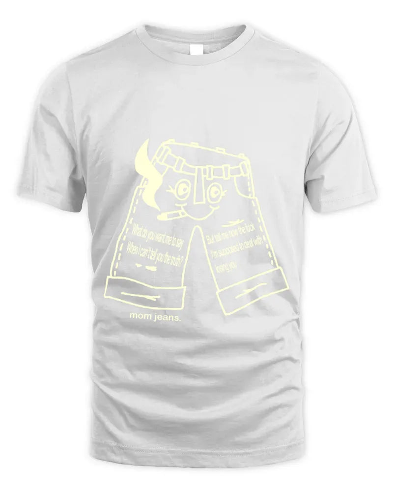 Mom Jeans Band Blue Jeans Shirt