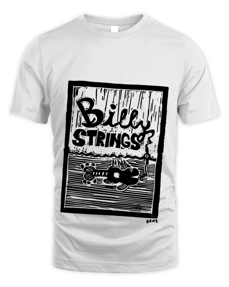 Billy Strings Merch Danny Barnes Fish Guitar Summer Tour 2023 T Shirt
