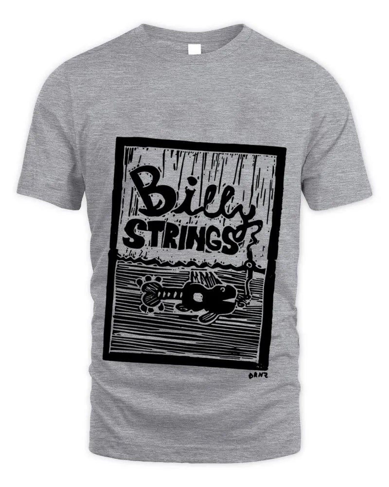 Billy Strings Merch Danny Barnes Fish Guitar Summer Tour 2023 T Shirt