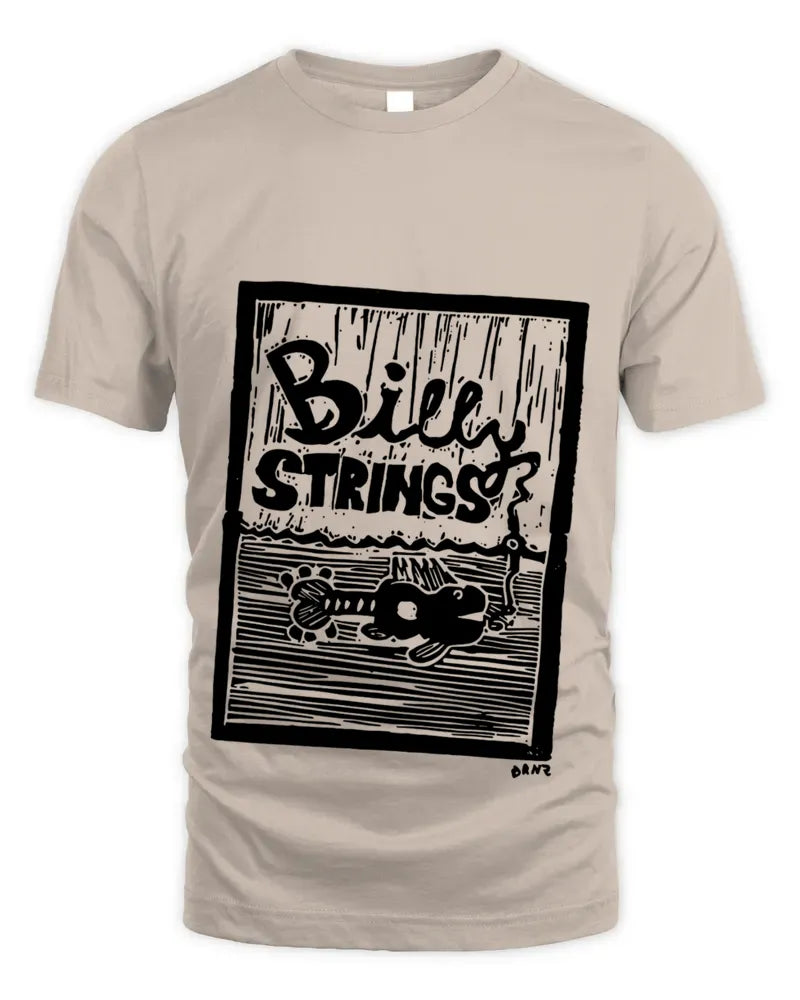 Billy Strings Merch Danny Barnes Fish Guitar Summer Tour 2023 T Shirt