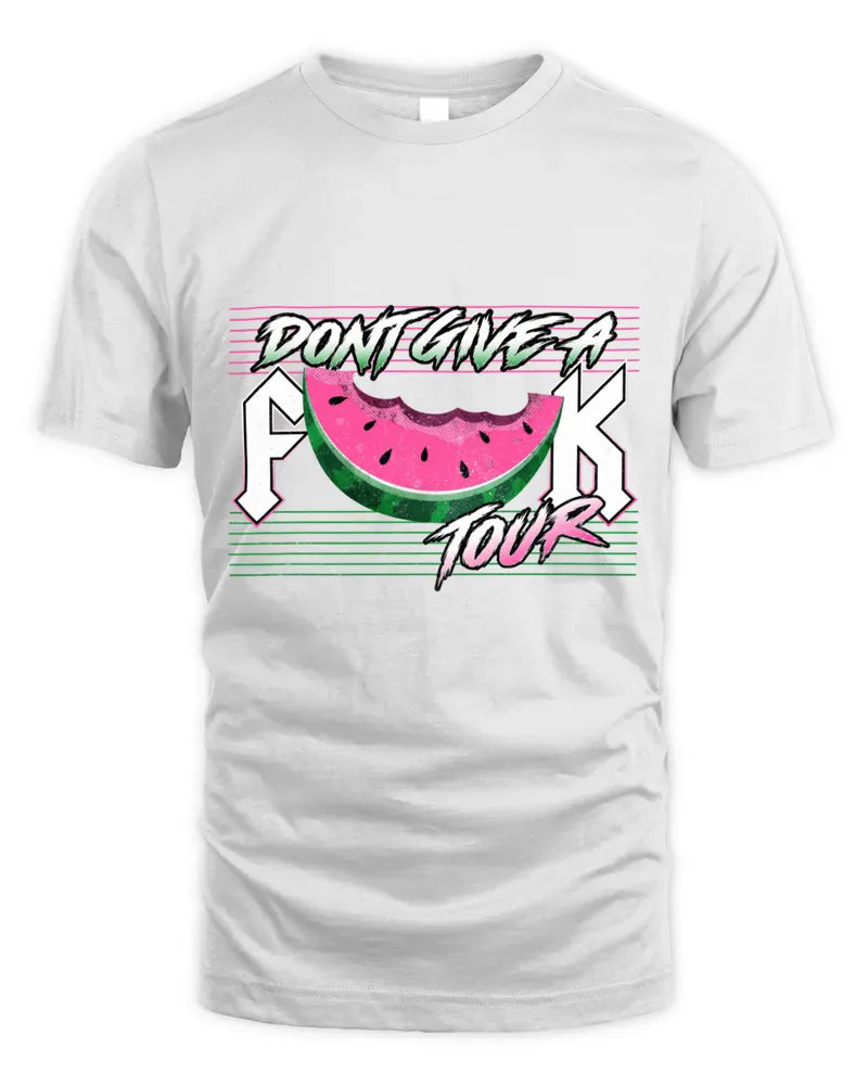 Official Couch Racer Shop Don'T Give A Fxxk Tour 2023 Shirt Black