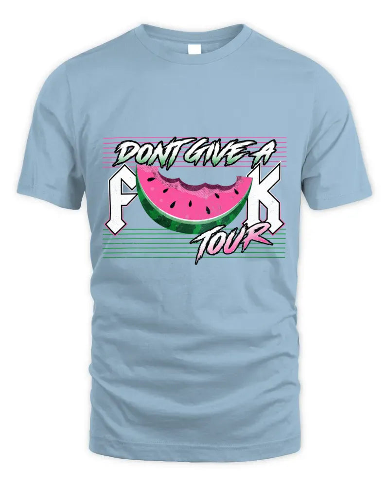 Official Couch Racer Shop Don'T Give A Fxxk Tour 2023 Shirt Black
