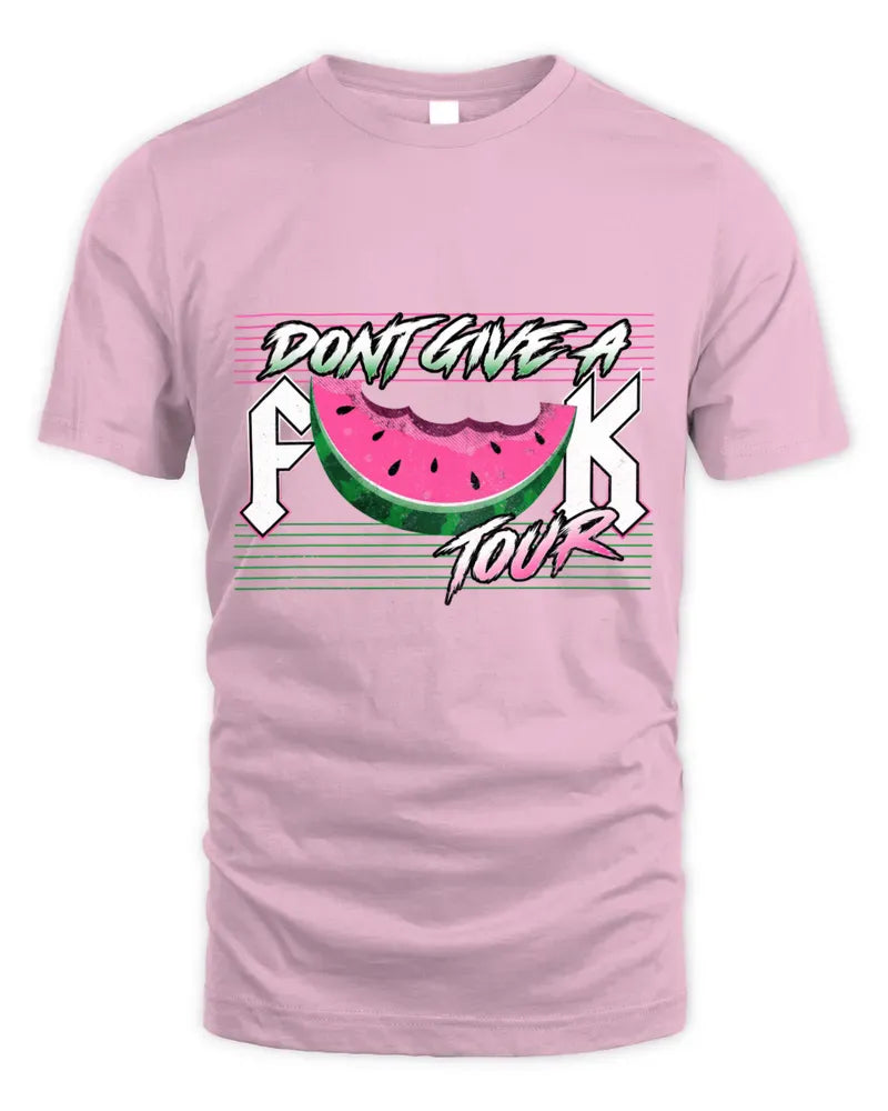 Official Couch Racer Shop Don'T Give A Fxxk Tour 2023 Shirt Black