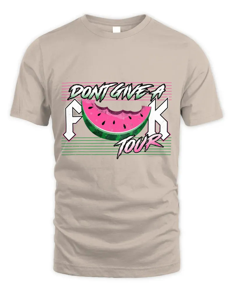 Official Couch Racer Shop Don'T Give A Fxxk Tour 2023 Shirt Black