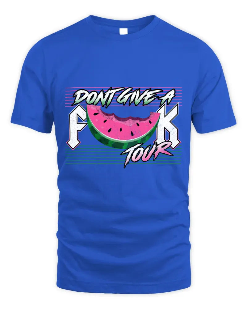 Official Couch Racer Shop Don'T Give A Fxxk Tour 2023 Shirt Black